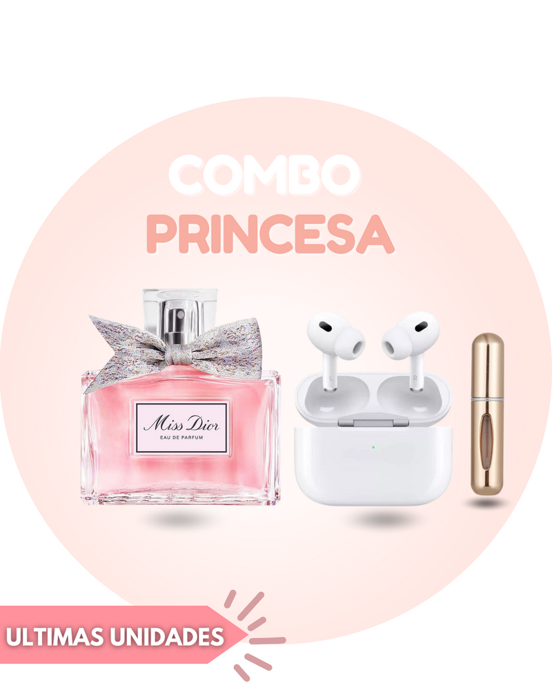 KIT MISS DIOR + AIRPODS + PERFUMERO